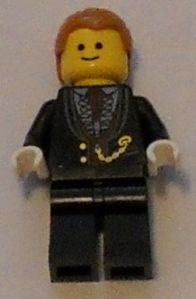 LEGO Minifigure-Male Guest-Town / City-TWN181-Creative Brick Builders